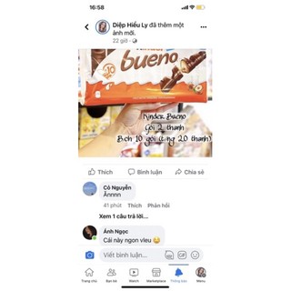 [Air] Bánh Kinder Bueno Bịch 20 thanh