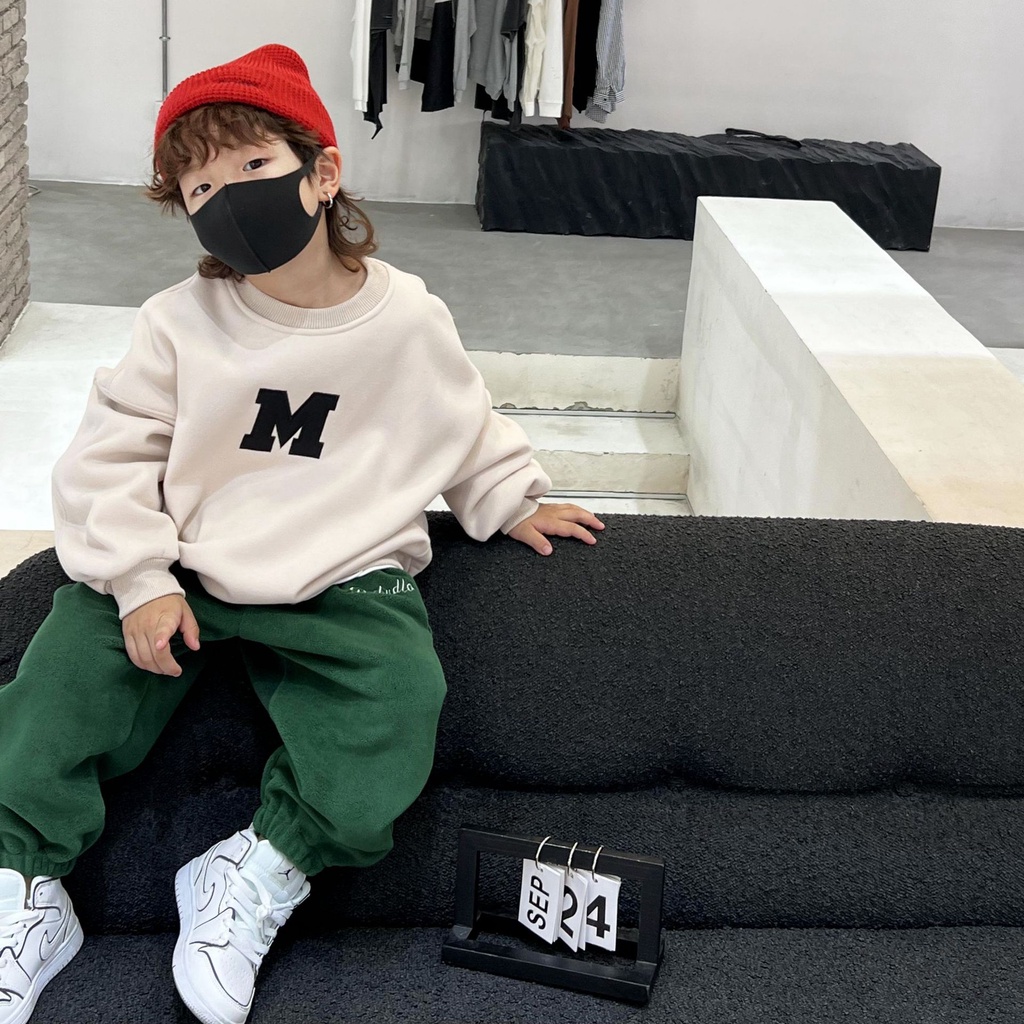 Áo nỉ bông phong cách Hàn Quốc cho bé trai AOM2201