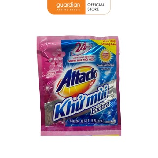 [HÀNG TẶNG KHÔNG BÁN] Nước Giặt Attack Khử Mùi Extra Matic 35Ml