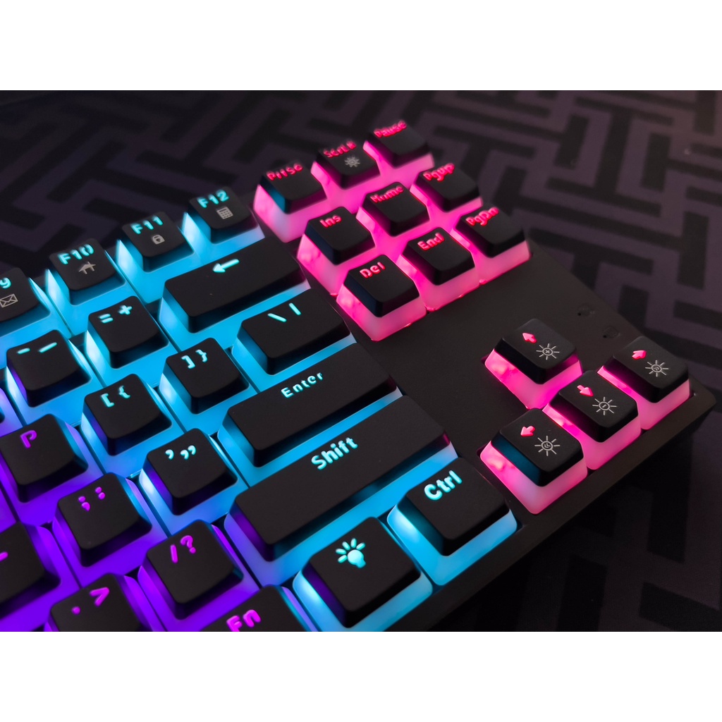 Bàn Phím Cơ Gamming Led Rgb Pudding 87 Phím Có Dây OEM Profile Giá Rẻ