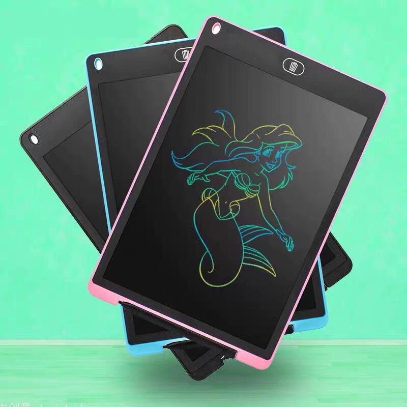 Bảng vẽ ipad tự xóa kèm bút vẽ thông minh cho bé 8.5inch