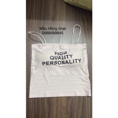 FREESHIP(MÃ 2135) ÁO BRA NỮ CHẤT SU  TRƠN HAI DÂY TĂM KÈM MÚT LÓT PERSONALY