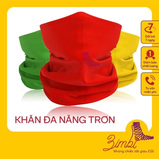 Khăn đa năng chống nắng đi phượt, chống bụi màu trơn nhiều màu lựa chọn