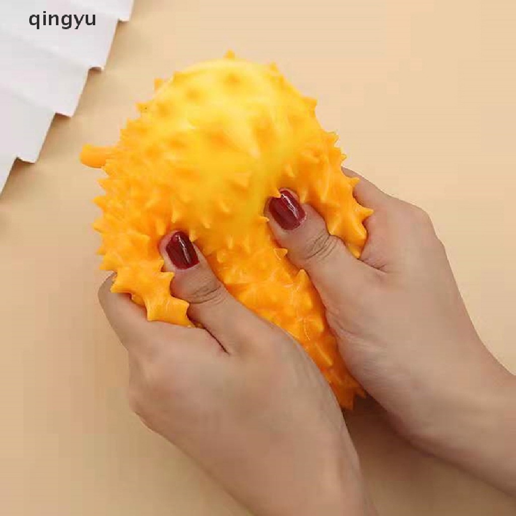 Qingyu Đồ Chơi Hình Trái Sầu Riêng Âm Nhạc Giả Pinch