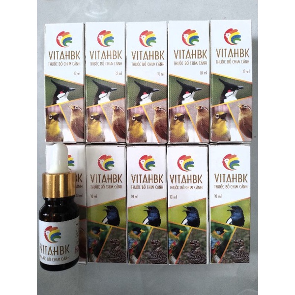 Vitamin Hiển Bảo Khánh cho các loại chim cảnh 10ml