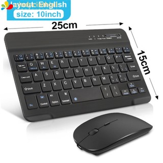 Bộ Bàn Phím Bluetooth Không Dây Mini Có Thể Sạc Lại Tương Thích Với Android Ios Windows
