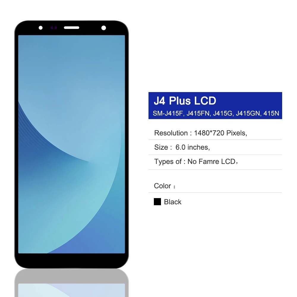 Màn Hình Cảm Ứng LCD 6.0 "Cho Samsung Galaxy J4 Plus J415 / J6 Plus J610 J4 + SM-J415F J415F J610F J610FN