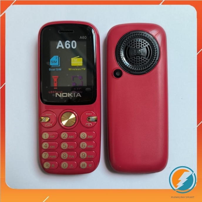 Điện thoại giá rẻ Nokia A60 2 sim Mới Loa To Thiết kế trẻ trung bảo hành 12 tháng