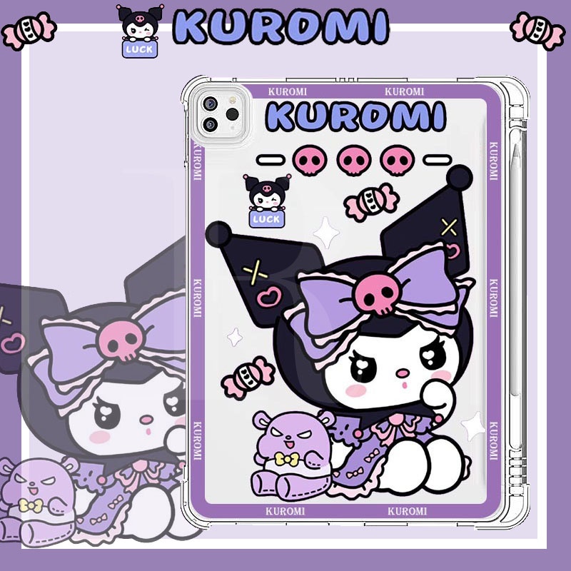 Ốp Máy Tính Bảng TPU Sanrio Có Khe Đựng Bút Cho iPad gen 9 / gen7 / gen8 / 10.2 Air / 5 Air4 / Air 1 / 2 9.7 / MiNi 1 / 2 / 3 / 4 / 5 / 6 / 12.9