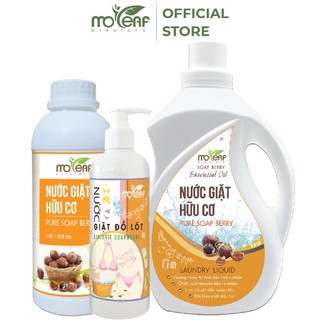 Nước Giặt Xã Bồ Hòn Moleaf tinh dầu Hoa Cam 2000ml