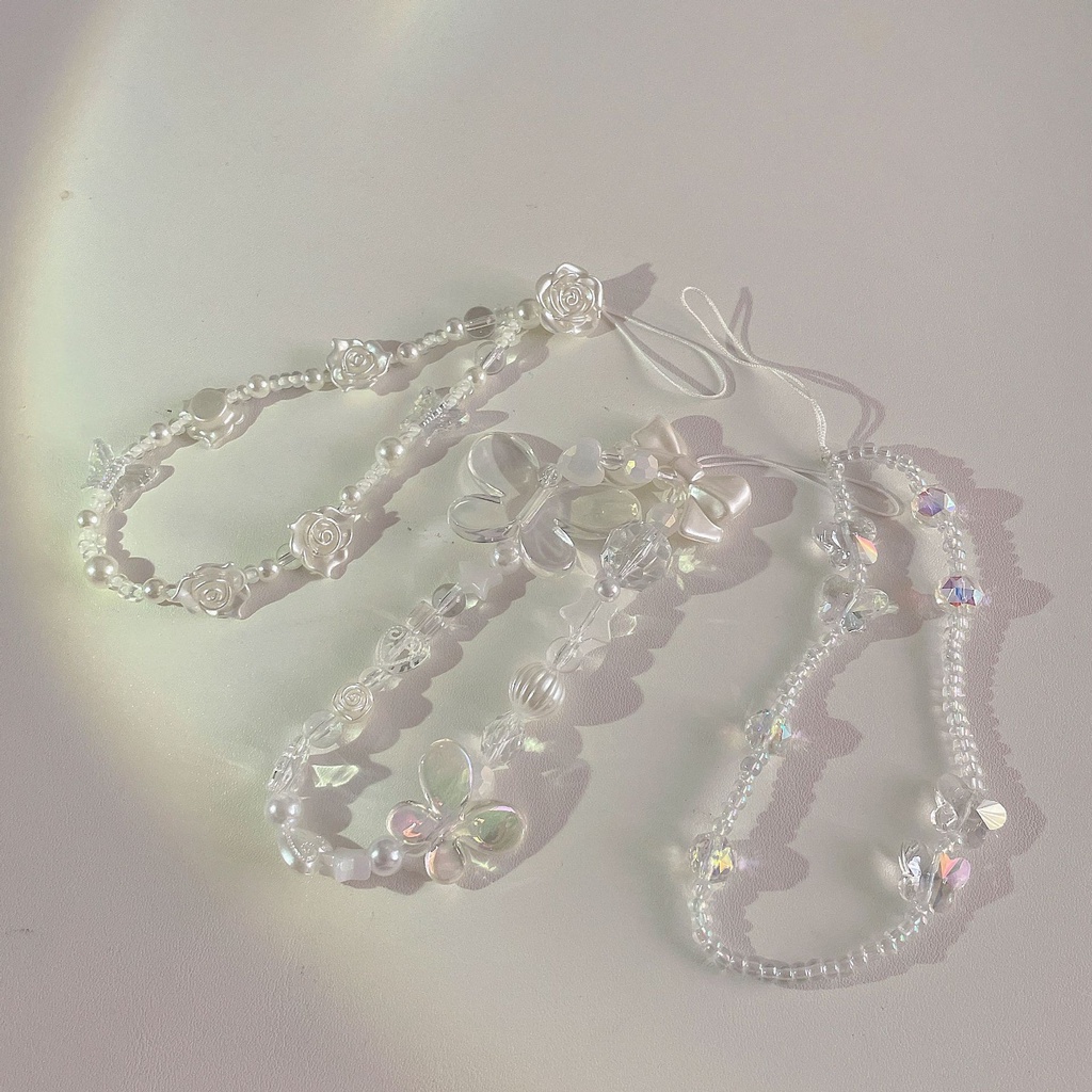 Dây Đeo Điện Thoại Xâu Hạt diy Thời Trang Cho Nam Nữ