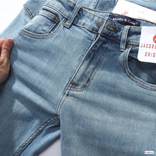 SLIM FIT BASIC JEANS JACOBS & COLE - Quần Jean dài, Xanh