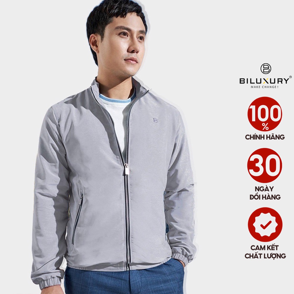 Áo khoác nam bomber Biluxury vải gió dù form đẹp chống nắng đi mưa nhẹ giữ nhiệt tốt 5AG2T001