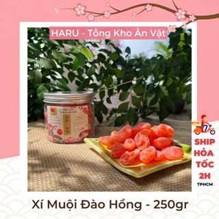 Xí Muội Đào Hồng/ Ô Mai Đào Hồng HARU 250GR - Đặc sản Xí Muội, Trái Cây Sấy