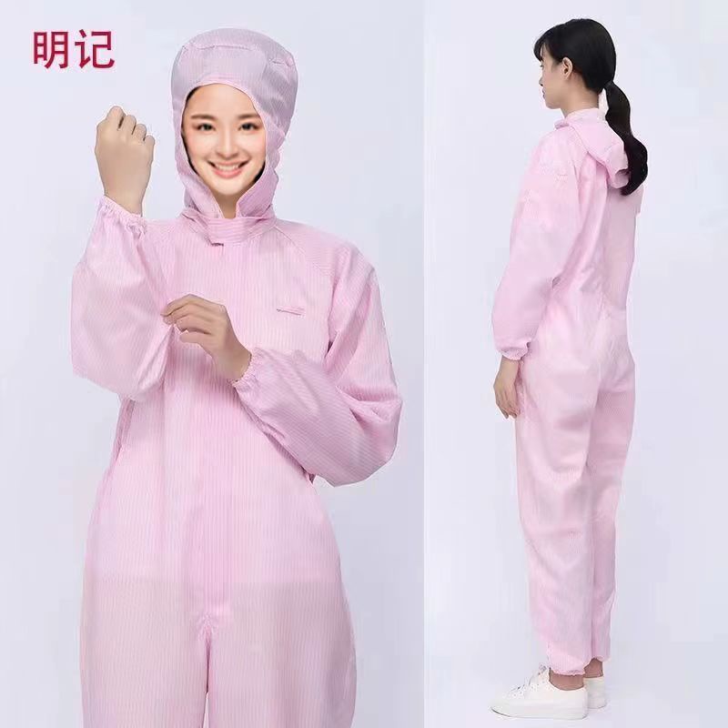 Áo Trùm Đầu Màu Cam Chống Tĩnh Điện Chống Bụi Chống Hóa Chất Phun Sơn Hóa Học