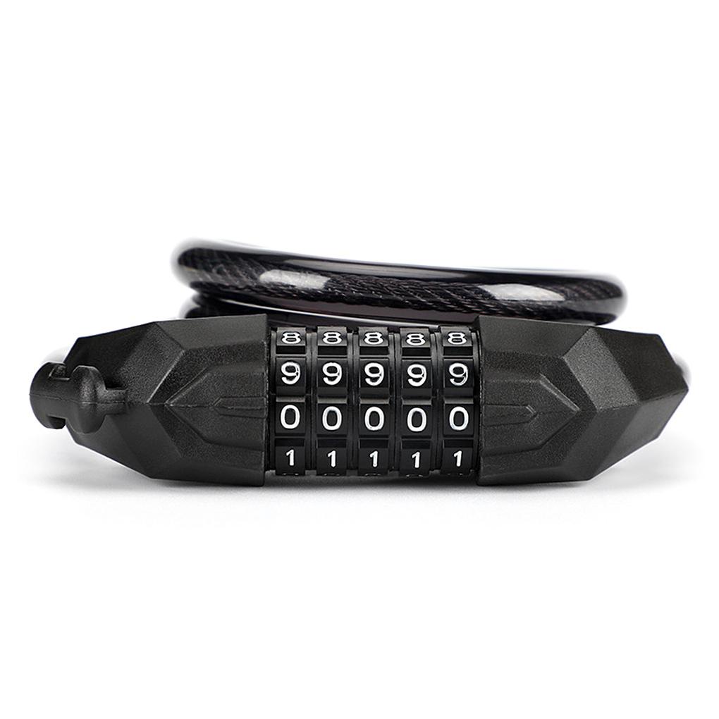 Khóa Mật Khẩu 5 Số Dây Thép Dành Cho Xe Đạp