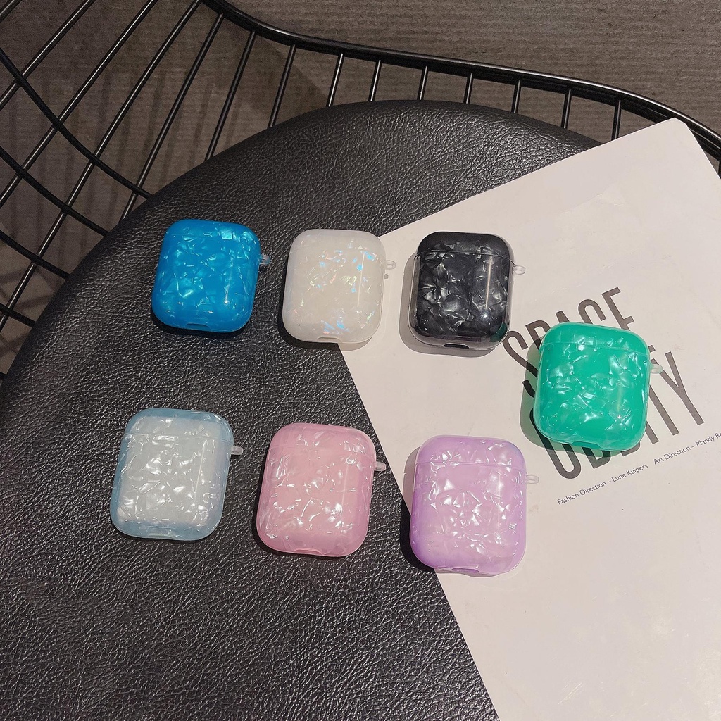 Vỏ Bảo Vệ Hộp Sạc Tai nghe không dây AirPods 1 2 Pro2 2022 gen3 2021 Bằng TPU Silicone Mềm Họa Tiết Lấp Lánh