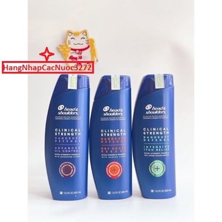Dầu gội head and shoulder clinical strength mỹ 400ml