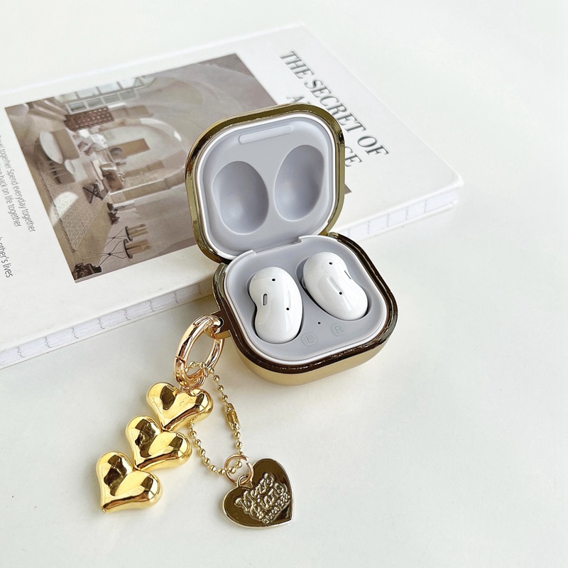 Ins Ốp Điện Thoại Mềm Đính Hạt Kèm Dây Đeo Tay Cho samsung galaxy Buds 2 / Buds Live / Buds FE / Buds2 Pro / Buds Pro