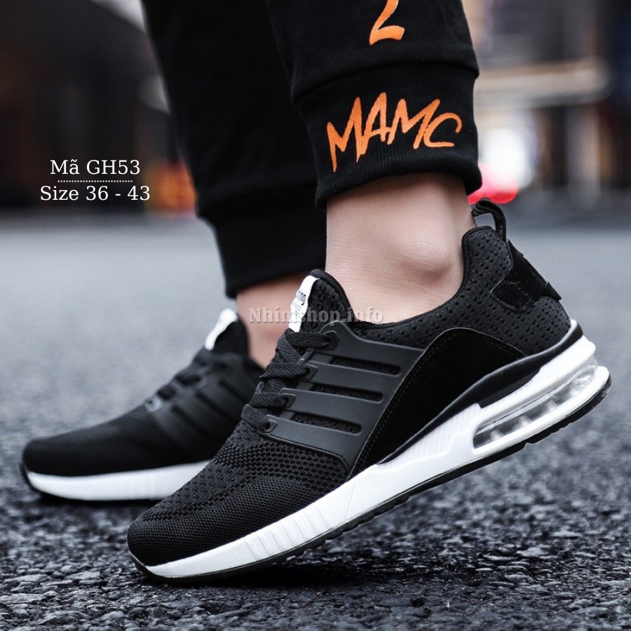 Giày thể thao trẻ em nam size đại dáng cột dây năng động cá tính cho bé trai chân ngoại cỡ GH53