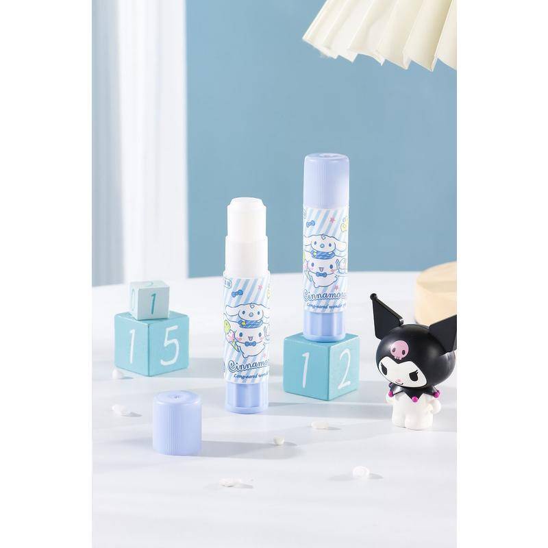 Set 4 Keo Cứng Trơn Siêu Dính Cho Bé Sanrio Mymelody Kuromi Cinnamoroll