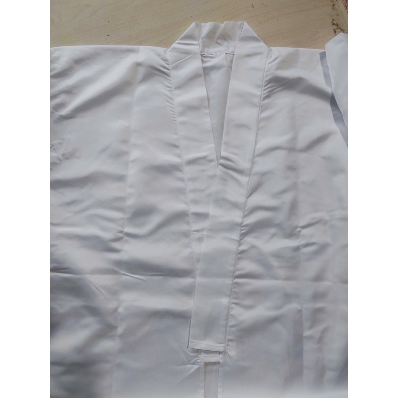 ⭐Hàng Có Sẵn⭐Áo Kimono Yukata Màu Trắng Có Tay Bên Trong Hàng Có Sẵn Áo Sơ Mi Cơ Bắp Dài Lót Kimono Nhật Bản