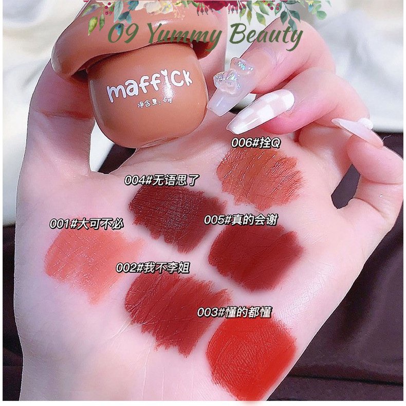 🎀 Son kem lì nội địa MAFFICK MF278 hình Nấm đáng yêu