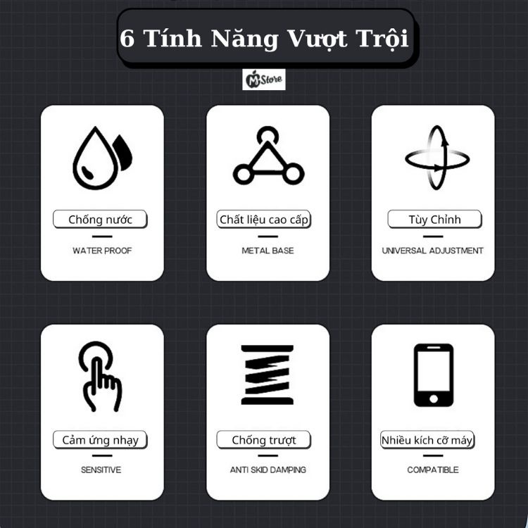 Giá Đỡ Điện Thoại Xe Máy Kẹp Đt Xe Máy Chống Nước Gắn Điện Thoại Trên Xe Máy Đa Năng