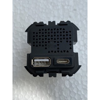 Ổ sạc usb type A & type C schneider