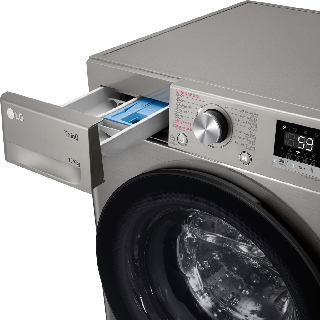 Máy giặt sấy LG Inverter 11 kg FV1410D4P