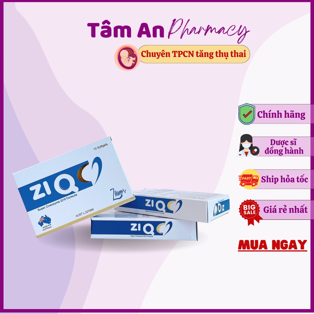 Ziq10 chống oxy hoá mạnh, tăng chất lượng trứng và tinh trùng