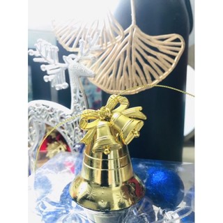 Noel- chuông đôi có nơ, chuông đơn trang trí giáng sinh.