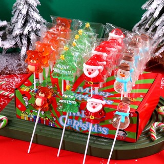 Hộp quà Giáng sinh Kẹo cứng Hộp quà hoạt hình ông già Noel