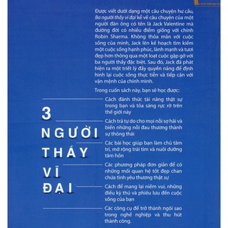 Sách - Ba Người Thầy Vĩ Đại