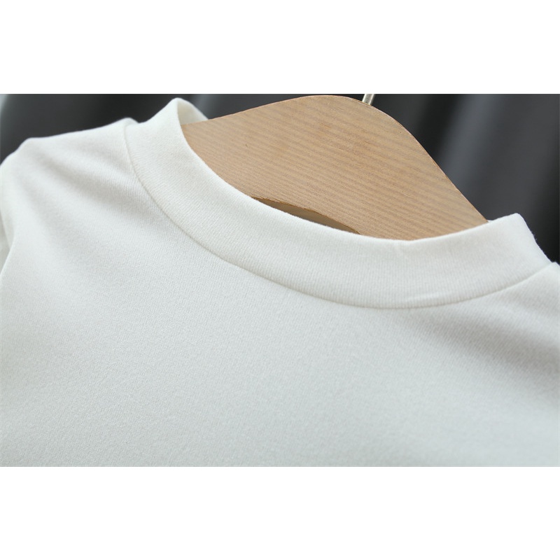 Set váy nhung túi gấu kèm áo trắng tay phồng cho bé gái 1 2 3 4 tuổi MINTSCLOSET Mint's Closet - GS1105 - GS1002