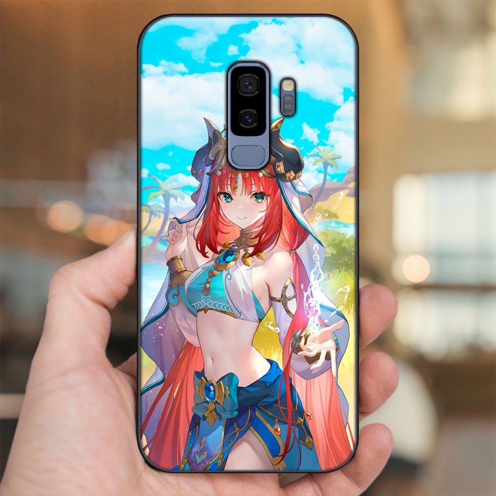 Ốp lưng Samsung S9 Plus viền đen in hình Nilou Genshin Impact
