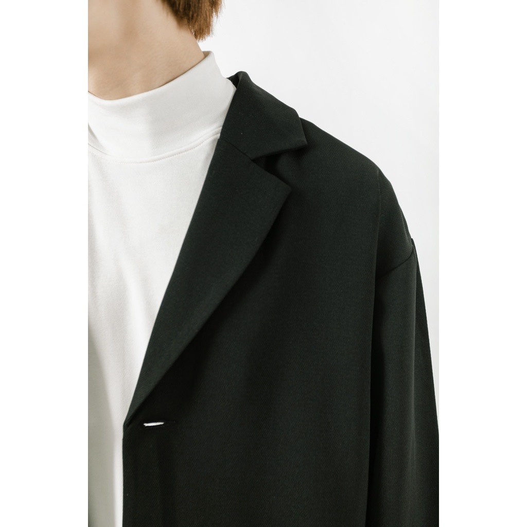 Áo khoác blazer nam nữ thời trang Lotus Flower form rộng hàn quốc 2 khuy, áo vest nam balzer hót nhất 2022