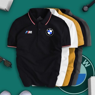 Áo thun polo cao cấp BMW siêu đẹp, không xù lông, không dãn