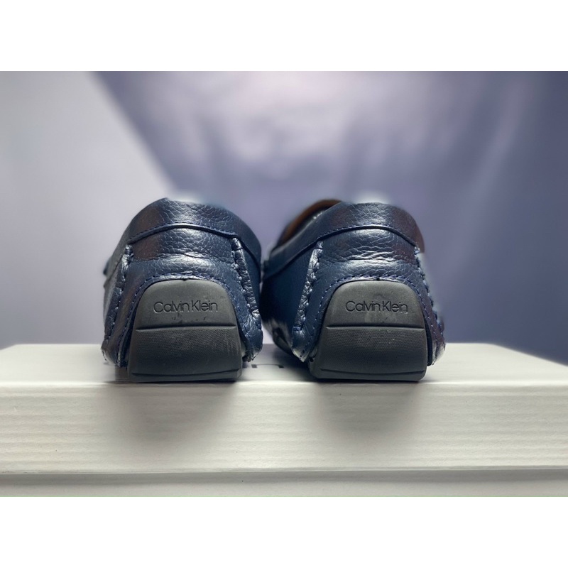 Giày Mọi   Calvin Klein Fullbox Chính Hãng Xanh Navy