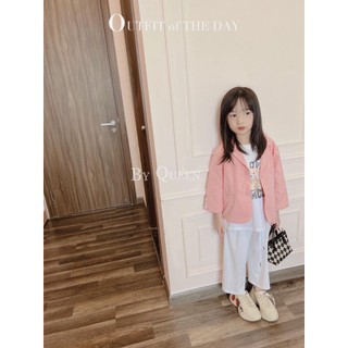 Áo vest hồng, xanh Q.B Studio