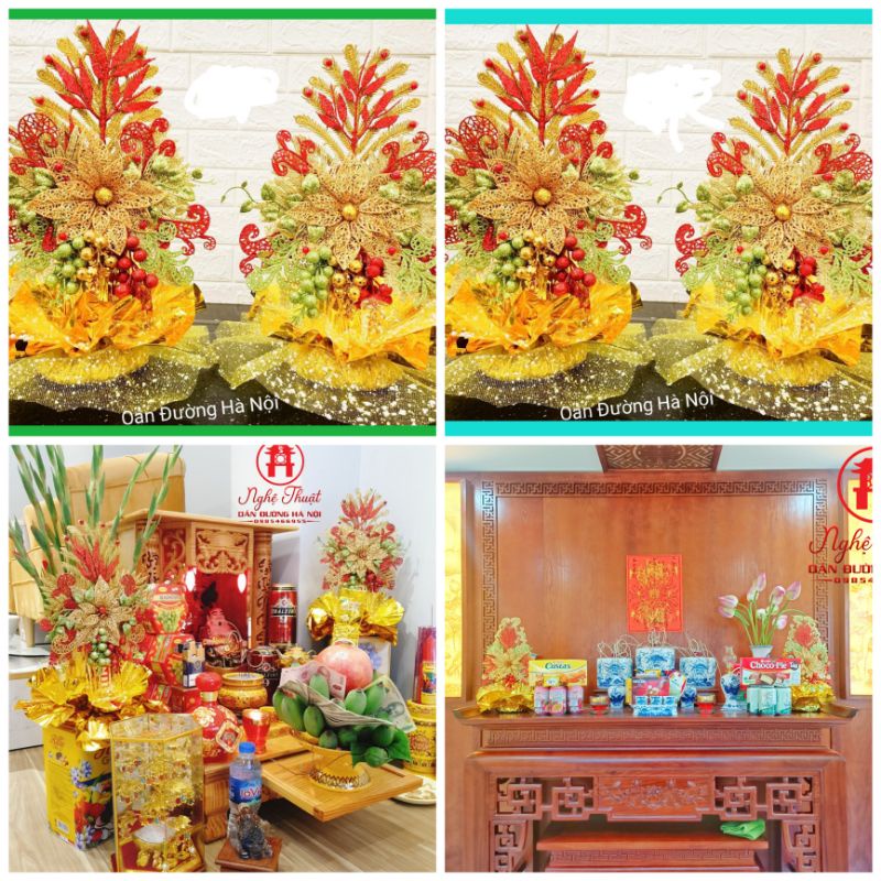 Feedback Oản khách đặt thắp hương gia tiên, ban thần tài, dâng lễ [1 cặp]