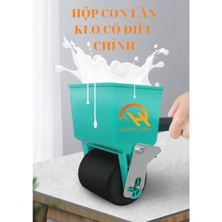 Bộ lăn keo 6inch có cần điều chỉnh, dùng để đựng và lăn keo dán, sử dụng lô lăn 150mm