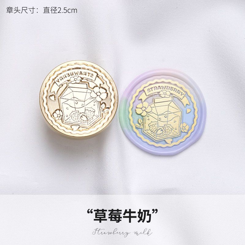 Con Dấu Sáp Niêm Phong Bì Thư Hình Hoạt Hình Ba Chiều DIY