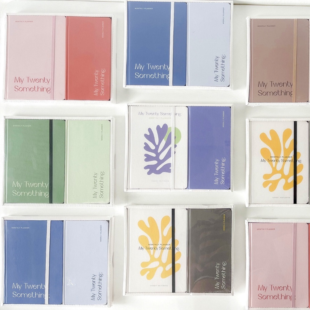 Sổ PLANNER CRABIT 2023 - Combo 2 Sổ Monthly Planner A5 và Weekly Planner A6