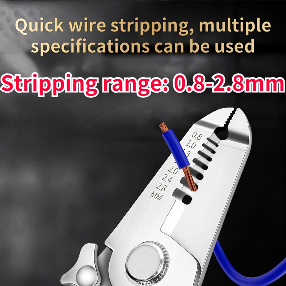 AIDEEPEN Kìm tuốt dây cáp đa năng tiện lợi