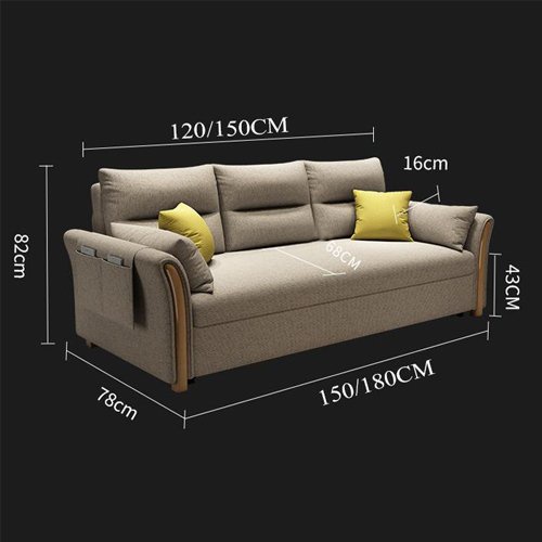 (CÓ QUÀ TẶNG) Sofa Giường, Sofa Giường Thông Minh, Ghế Giường Gấp Gọn Đa Năng 2in1...KT:1m2,1m5x1m9 | BigBuy360 - bigbuy360.vn