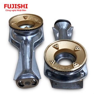 COMBO 2 Ống điếu bếp gas INOX + Họng mâm chia lửa sen đồng chữ JAPAN - [Linh Kiện, Phụ tùng thay thế ]