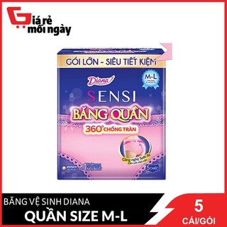 băng vệ sinh quần Diana (5 chiếc) size M-L