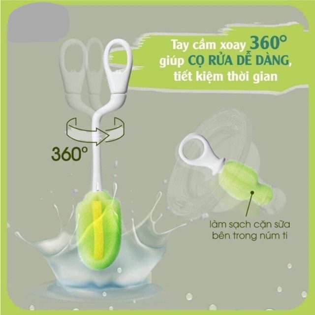 Bộ cọ sửa bình sữa và núm ti Combi