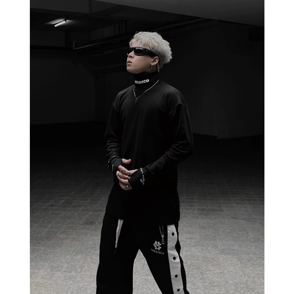 Áo thun cao cổ nam MIKENCO Turtle artis 22